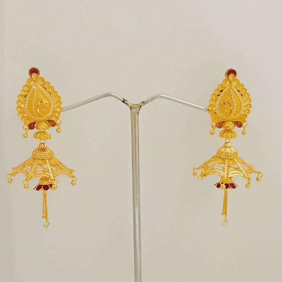 PLAIN GOLD JHUMKI 0290 2023